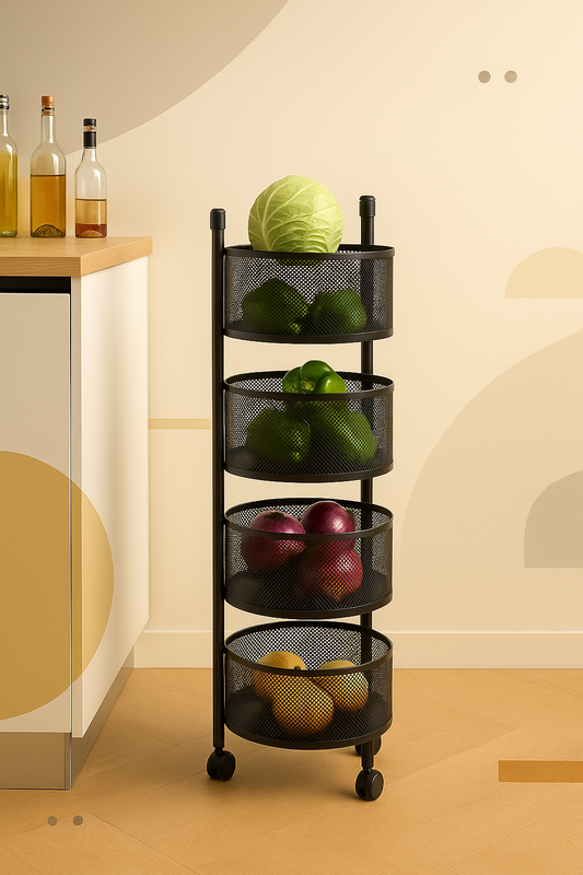 -ESTANTE GIRATORIO PARA COCINA 4 PISOS LM19