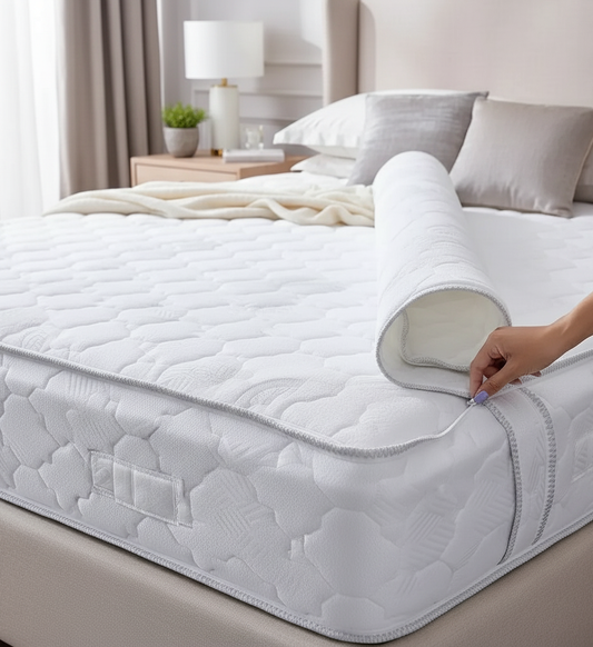 FORRO COMPLETO DE COLCHÓN ACOLCHADO PARA CAMA  LM55